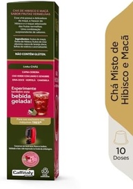 3 Corações Cápsula Chá Hibisco e Maçã TRES - 10 Unidades - imagem 3
