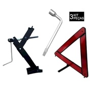 Kit Essencial: Macaco Jacaré Universal + Chave Roda 19mm e Triângulo de Segurança para Carros de Passeio - imagem 5
