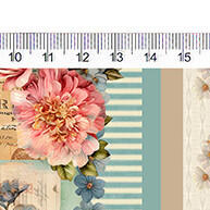 Tricoline Vintage Flowers: 1,50m de Puro Encanto Floral! - imagem 1