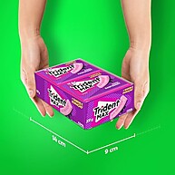 Trident Max Cool Raspberry: Refrescância Sem Açúcar (14 unid.) - imagem 1