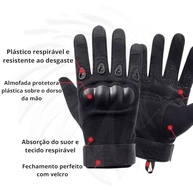 Luva Tática Operacional Militar: Proteção e Performance para Moto, Ciclismo e Trilha - imagem 5