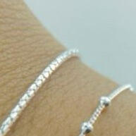 Trio de Pulseiras Prata 925: Elegância que Encanta - imagem 1