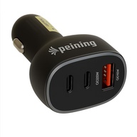 Carregador Veicular SuperPower 68W: Triplo, Ultrarrápido com USB-C PD e Quick Charge - imagem 3