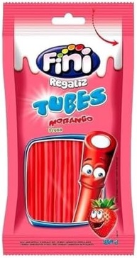 Fini Tubes Morango 80G - imagem 1