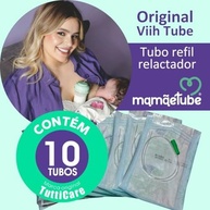 Kit com 10 Refis de Tubos Extensores para Relactador Mamaetube Tamanho 4 – Segurança e Conforto para Mamãe e Bebê - imagem 4