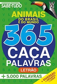 Almanaque Sabe-Tudo 365 Caça-Palavras: Descubra os Animais do Brasil e do Mundo! - imagem 2