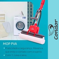 Kit Limpeza Completo com Vassoura Varre Muito, Mop Autolimpante, Rodo 30cm e Pá Caçamba - Tudo em um Só! - imagem 4