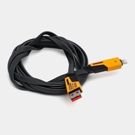 Cabo 4 em 1 Turbo 65W Reforçado: Carregue Tudo com Lightning, USB-C e USB-A | 1m Nylon Trançado - imagem 3