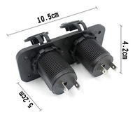 Tomada Dupla 12V/5V com USB para Carro, Jipe e Barco: Carregue Tudo com Estilo! - imagem 4