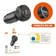 Carregador Veicular Turbo 60W com 2 Portas USB-C e Cabo Premium | Carro Rápido IOS/Android - imagem 4