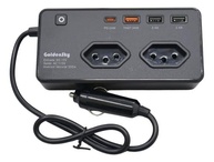 Inversor Conversor 350W 12V para 110V: Carregamento Turbo USB-C e Tomada Universal - imagem 1