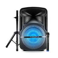Kit Caixa de Som Frahm CMF 670 TWS com Tripé e Microfone: Som Potente e Portátil! - imagem 1