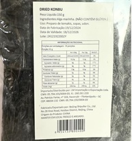 Alga Kombu Desidratada Inteira Premium, 150g, Importada, para Caldos, Sopas, Saladas e Udon - imagem 2