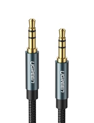 Cabo de Áudio UGREEN 3.5mm Trançado Azul: Som Impecável para Todos Seus Dispositivos - imagem 1
