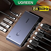 UGREEN KVM Switch 8K: Compartilhe Telas e Periféricos! - imagem 1