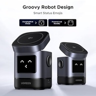 UGREEN Uno Qi2: Carregador Magnético 15W Dobrável 2 em 1 para iPhone e AirPods | Certificado Qi2 - imagem 4