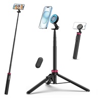 Tripé Magnético Ulanzi 61" com Controle Remoto: Selfie Perfeita para iPhone 15/14/13/12 (Rosa) - imagem 1