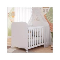Berço Infantil Americano Uli Móveis Peroba Branco Brilho - Segurança e Estilo para o Quarto do Bebê - imagem 3