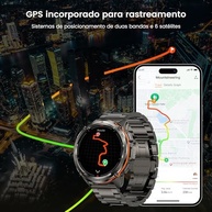 KOSPET Tank T3 Ultra: Smartwatch Militar, GPS, AMOLED, 50M à Prova d'Água e Bateria Duradoura - imagem 4