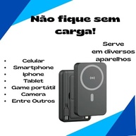 Power Bank 10000mAh Indução Turbo: Carregador Portátil Universal Ultra Rápido com Magnético USB-C PD QC 22.5W - imagem 4