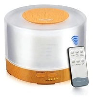 Difusor de Aroma Ultrassônico com Luzes Coloridas 700ml - Umidificador Silencioso com Controle Remoto - imagem 4