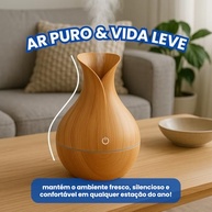 Umidificador de Ar Ultrassônico Silencioso com Difusor de Aromaterapia - Ideal para Sono Saudável e Ambientes Confortáveis - imagem 4