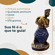 Imagem Ogum Gesso 23cm - Orixá Guerreiro para Umbanda - imagem 1