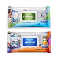 Kit Lenços Umedecidos Home: Limpeza Total para Banheiro e Multiuso com Fragrância Floral - imagem 1