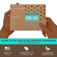 Boveda 320g - Controle de Umidade Bidirecional 62% para Armazenamento Perfeito - imagem 4