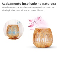 Novavida Umidificador com Aromaterapia, Luz LED e Conexão Bluetooth - Tecnologia Ultrassônica para Ambientes Saudáveis - imagem 5