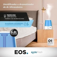 Umidificador e Aromatizador de Ar Ultrassônico Eos 5L Azul - Silencioso, Econômico e Ideal para Ambientes Saudáveis - imagem 4