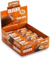 Doctor Peanut Display Barra de Proteína Doctor Bar Sabor Doce de Leite 62g - 8 un - 21g Proteína - imagem 4