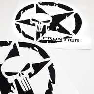 Adesivo Frontier Caveira Justiceiro: Estilo Único! - imagem 2