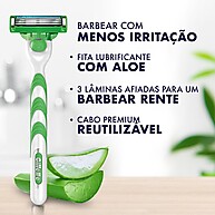 Carga Gillette Mach3 Aloe & Vitamina – 4 Unidades - imagem 2