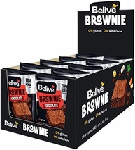 Caixa de Brownies de Chocolate Sem Açúcar Sem Glúten Sem Leite Belive 10 unidades de 40g - imagem 1