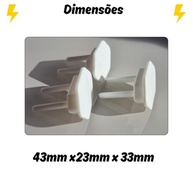 Protetor de Tomada para Bebê - 12 Unidades com Proteção Contra Choque Elétrico - imagem 3