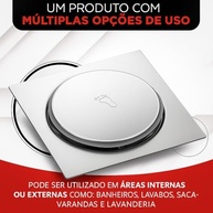 Ralos Click Inteligente 2 Unidades - Pop Up Aço Inox para Banheiro e Lavabo - imagem 4