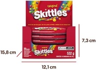 Bala Skittles Original - Case com 14 unidades de 38g - imagem 1