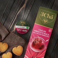 3 Corações Cápsula Chá Hibisco e Maçã TRES - 10 Unidades - imagem 4