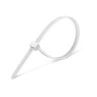 Abraçadeira de Nylon Branca Elgin 2,5x100mm - Pacote com 100 Unidades | Organização e Segurança - imagem 1
