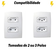 Protetor de Tomada para Bebê 24 Unidades - Segurança Contra Choques Elétricos para Tomadas Novas - imagem 3