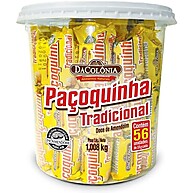 Paçoca Rolha Tradicional Dacolonia - Balde 56 Unidades - imagem 1