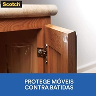 Protetor Anti-Impacto Scotch Redondo Transparente Grande 16 Unidades – Proteção Silenciosa para Móveis - imagem 5