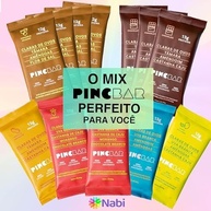 PincBar Caixa MISTA 6 SABORES 12 unidades - Barra de Proteína Sem Açúcar 50g - imagem 1