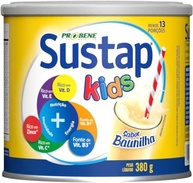 SUSTAP Kids Baunilha 380g - Suplemento Nutritivo para Crianças - 4 Unidades - imagem 3