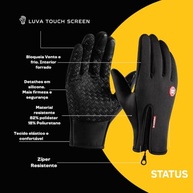 Luvas Térmicas Touch Screen Unissex: Proteção e Conforto para Motoqueiros, Ciclistas e Uso Diário - imagem 3