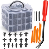 Kit Completo 620 Presilhas e Fixadores Automotivos Universais - Reparo Rápido e Fácil - imagem 1