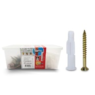 Sfor Bucha MU 8 com Parafuso Chipboard Phillips 4,5x60mm - Kit 120 Peças para Fixação Universal - imagem 2