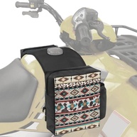 Bolsa Frontal Universal para Quadriciclo e Moto - Estampa Asteca Vaca | Armazenamento Essencial - imagem 1