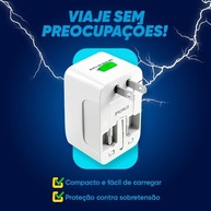 Kit 3 Adaptadores de Tomada Universal Bivolt: Sua Conexão Global Sem Limites! - imagem 5